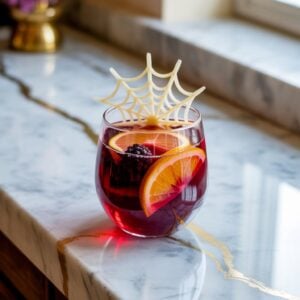 Spider’s Web Sangria Cocktail Recipe