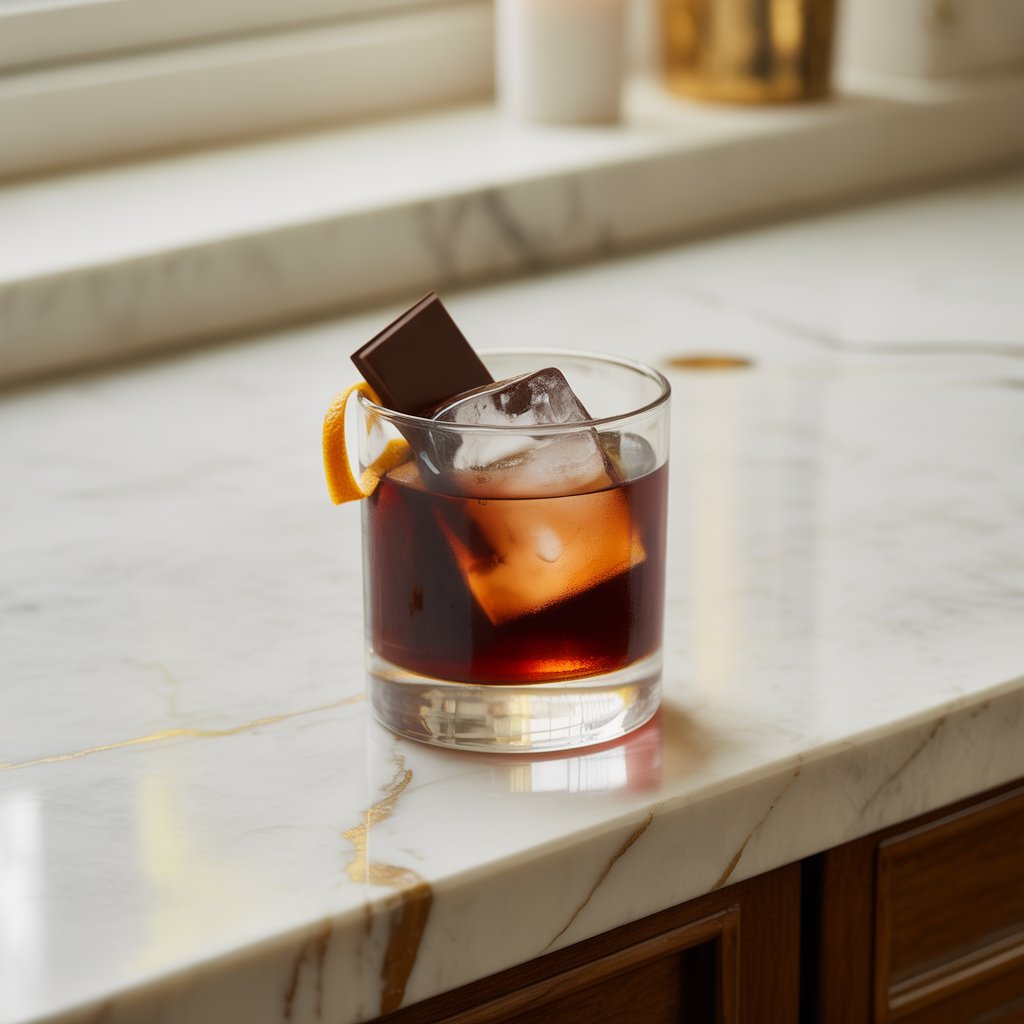 Dark Chocolate Old Fashioned Cocktail Recipe