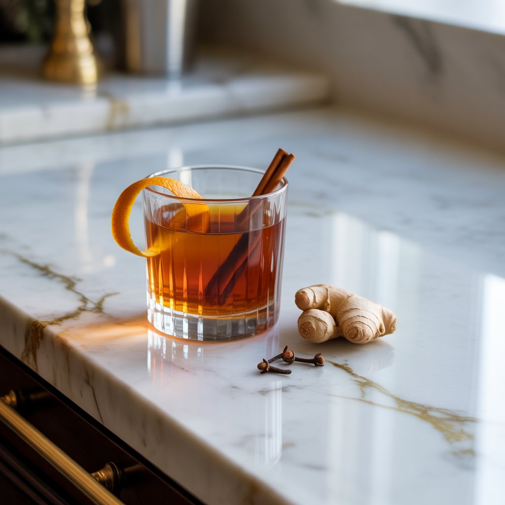 Gingerbread Manhattan Cocktail Recipe