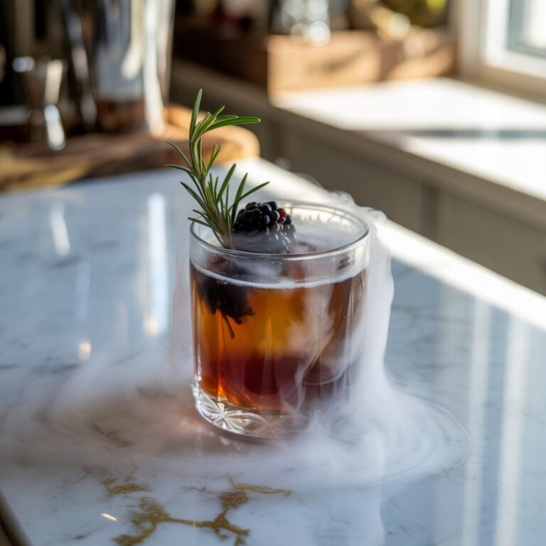 The Graveyard Smash With Dry Ice Cocktail Recipe
