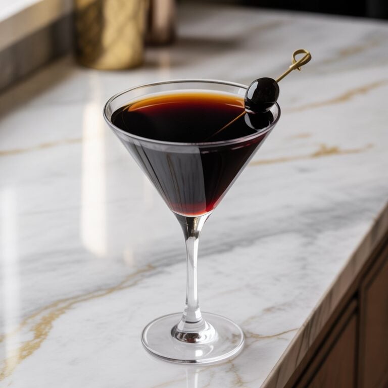Black Magic Martini Cocktail Recipe