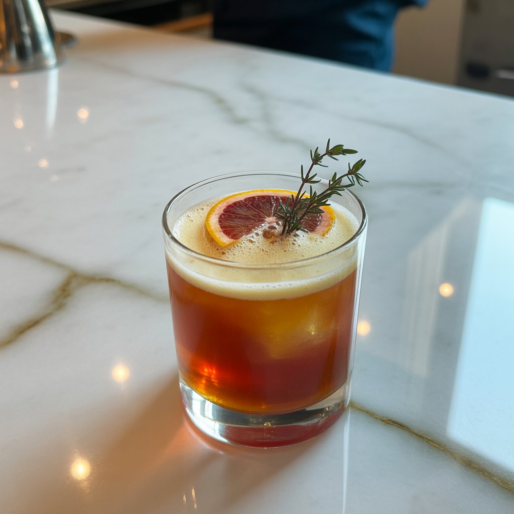 Bloodbath Bourbon Sour Cocktail Recipe