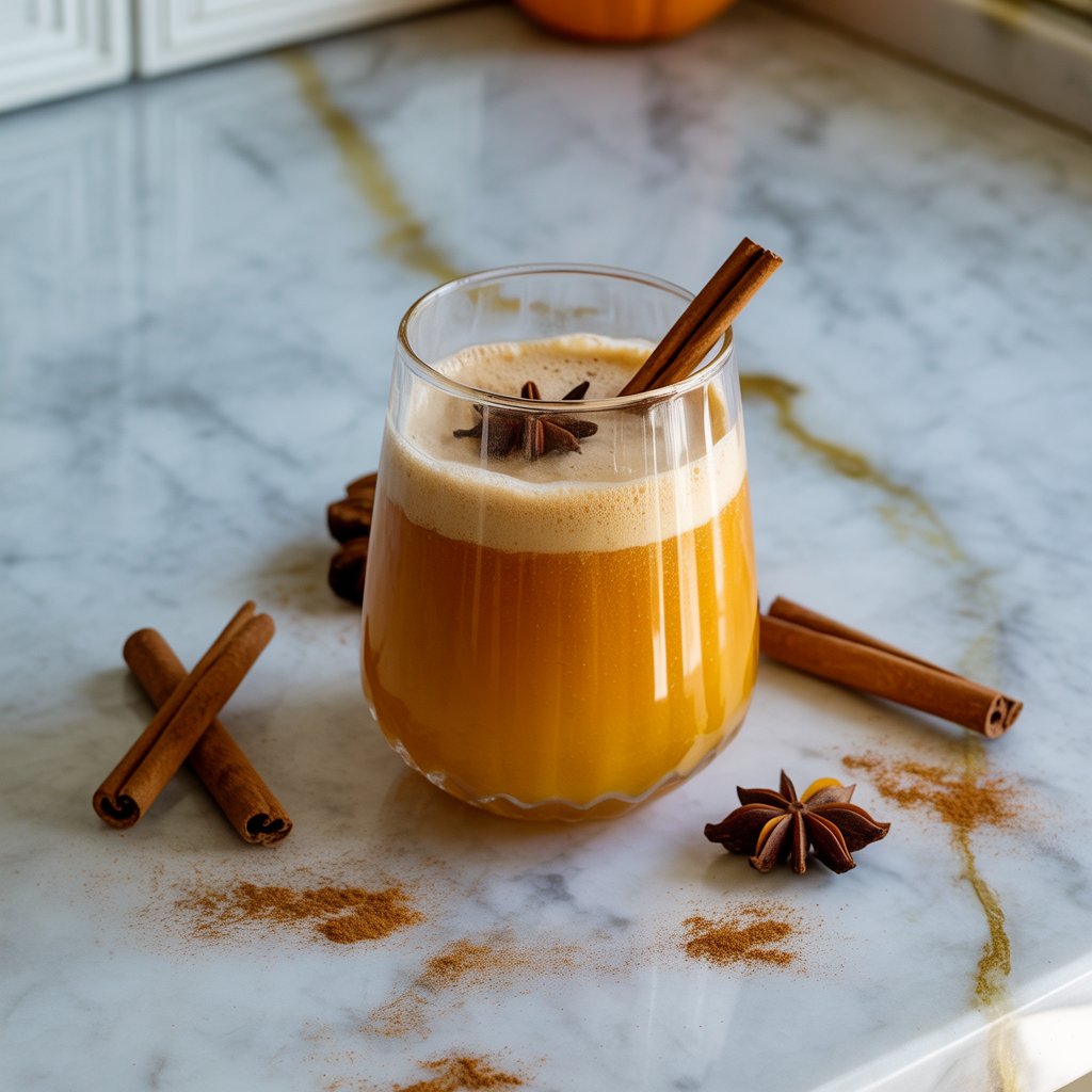 Pumpkin Spice Fizz Mocktail Recipe