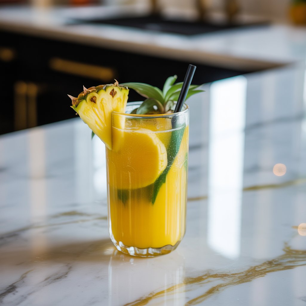 Haunted Pineapple Punch Mocktail Recipe