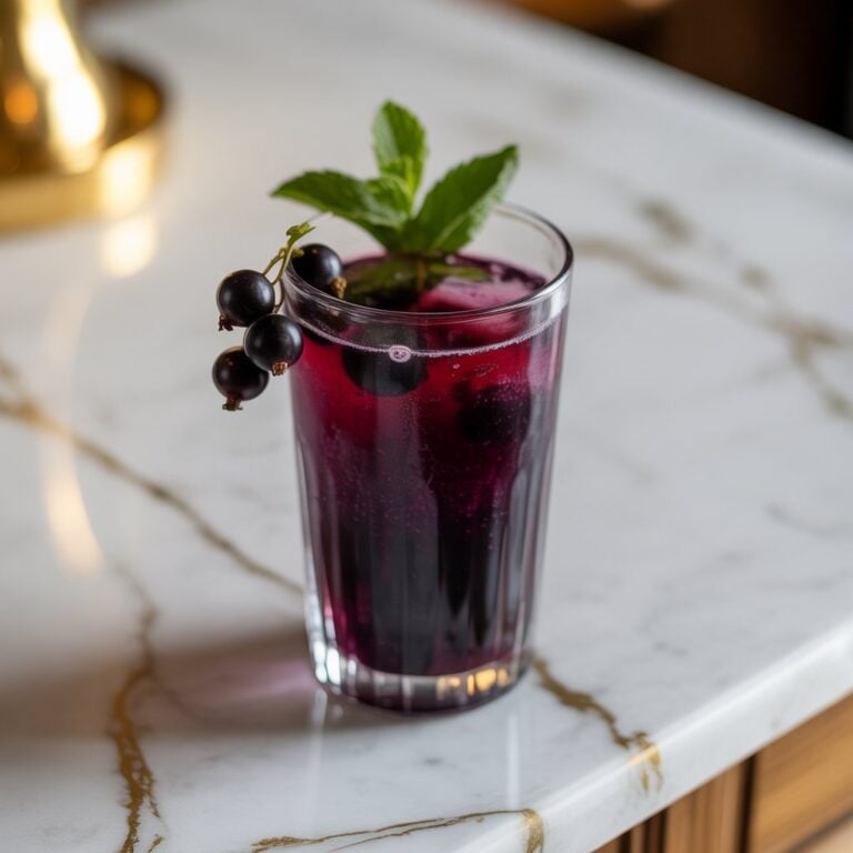 Midnight Blackcurrant Mocktail Recipe