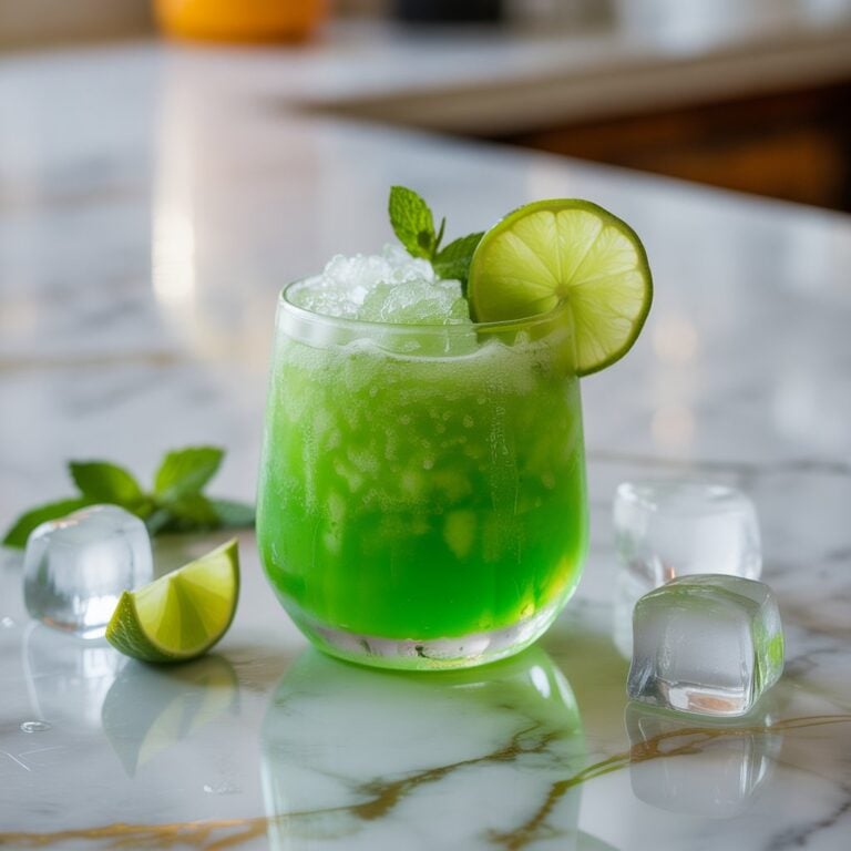 Toxic Green Slush Mocktail Recipe