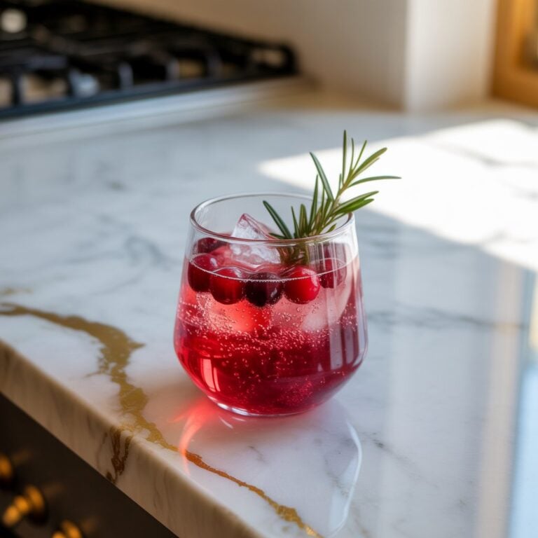 Cauldron Cranberry Sparkler Mocktail Recipe