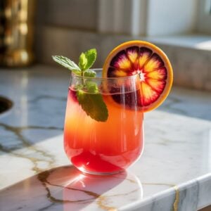 Blood Orange Sunrise Mocktail Recipe