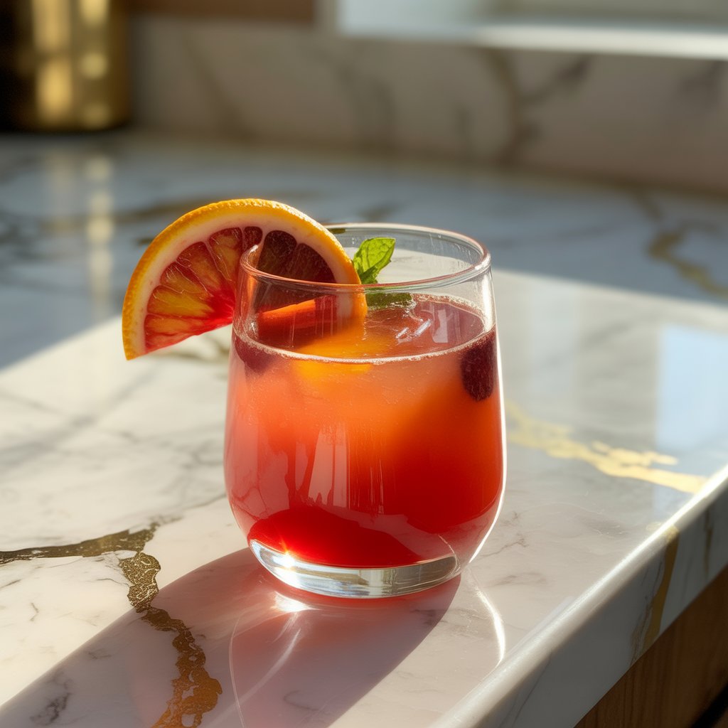Blood Orange Sunrise Mocktail Recipe