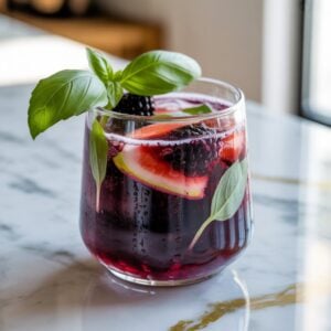 Blackberry Basil Blast Mocktail Recipe