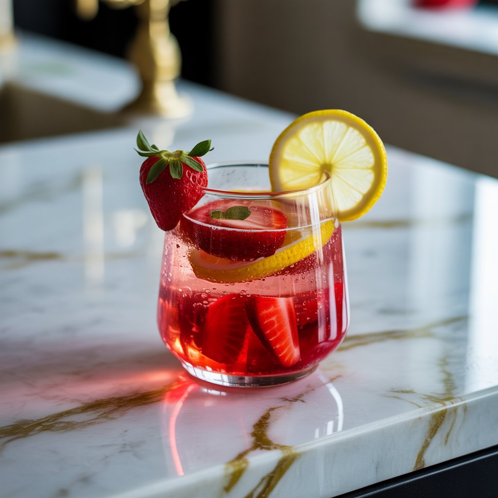 Sinister Strawberry Lemonade Mocktail Recipe