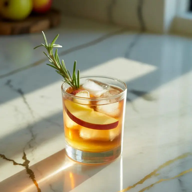 Apple Bourbon Smash Cocktail Recipe
