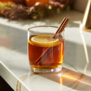 Warm Honey Bourbon Toddy Cocktail Recipe