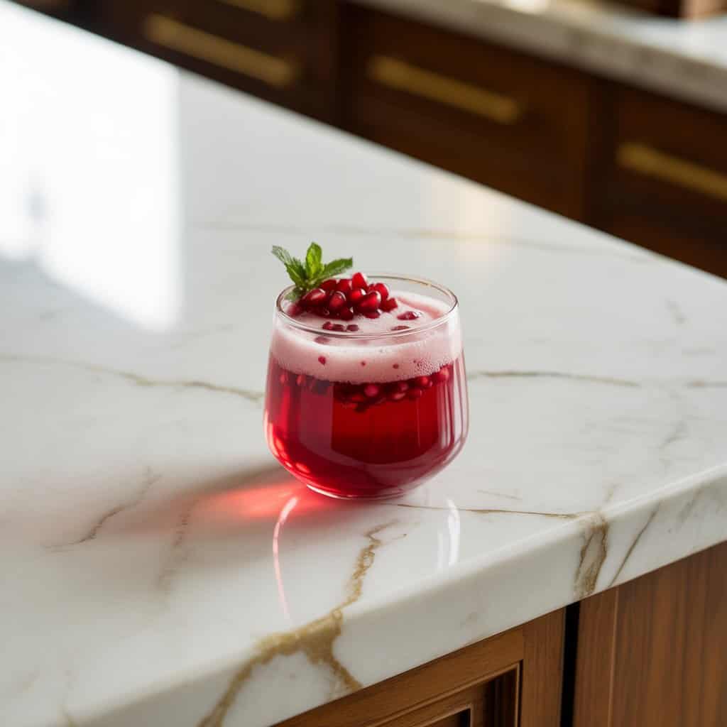 Pomegranate Gin Fizz