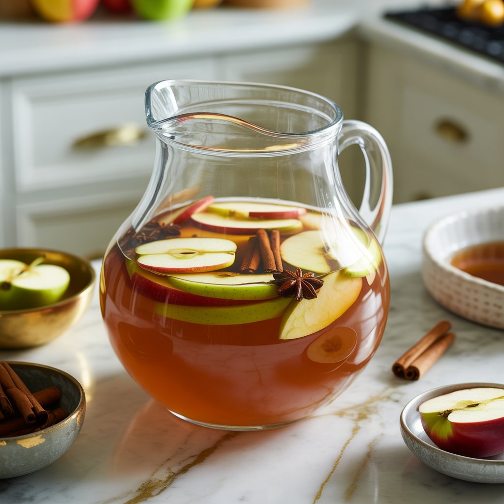Spiced Apple Cider Punch Cocktail Recipe