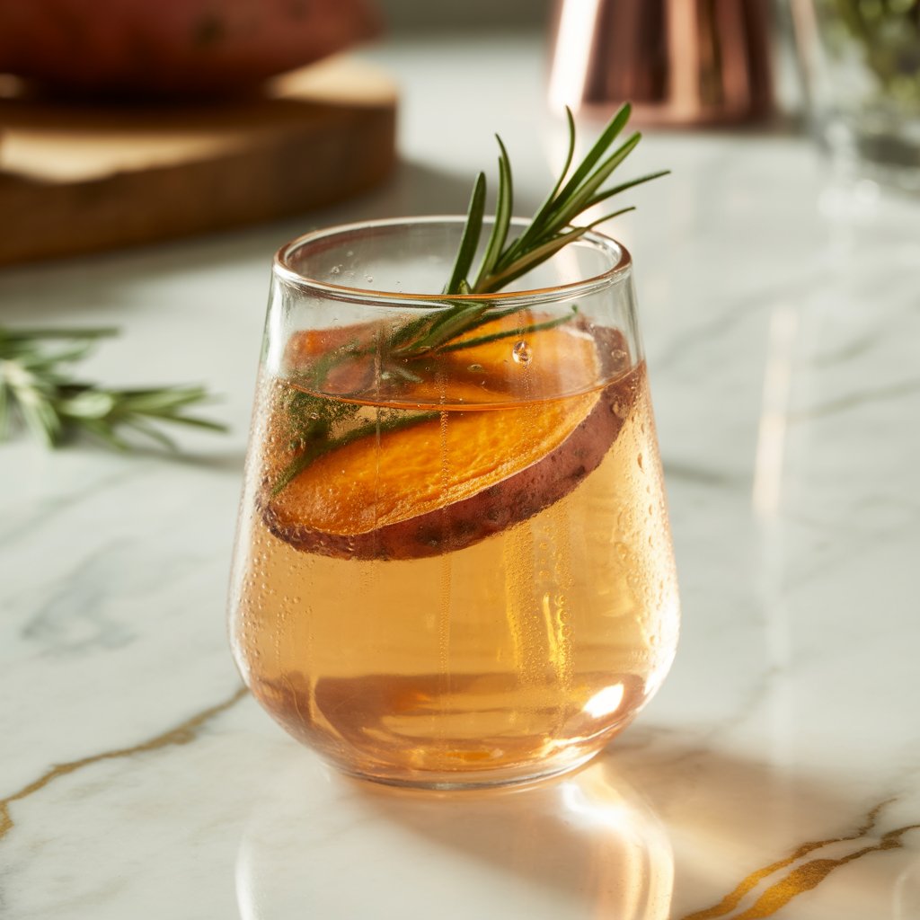 Sweet Potato Vodka Collins Cocktail Recipe