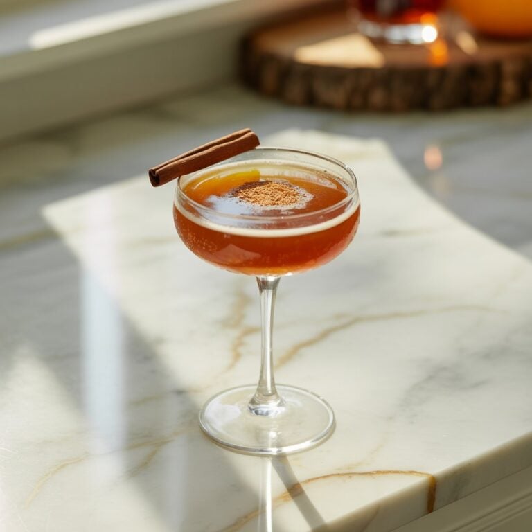 Maple Bourbon Flip Cocktail Recipe