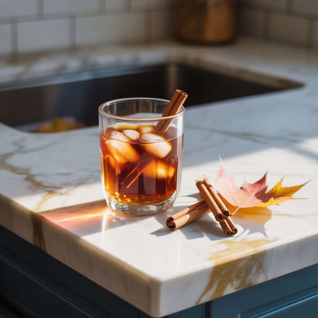 Cinnamon Maple Iced Tea Mocktail Recipe