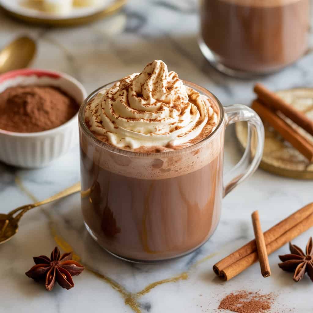 Chai-Spiced Hot Chocolate Mocktail Recipe