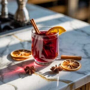 Spiced Hibiscus Tea Mocktail Recipe