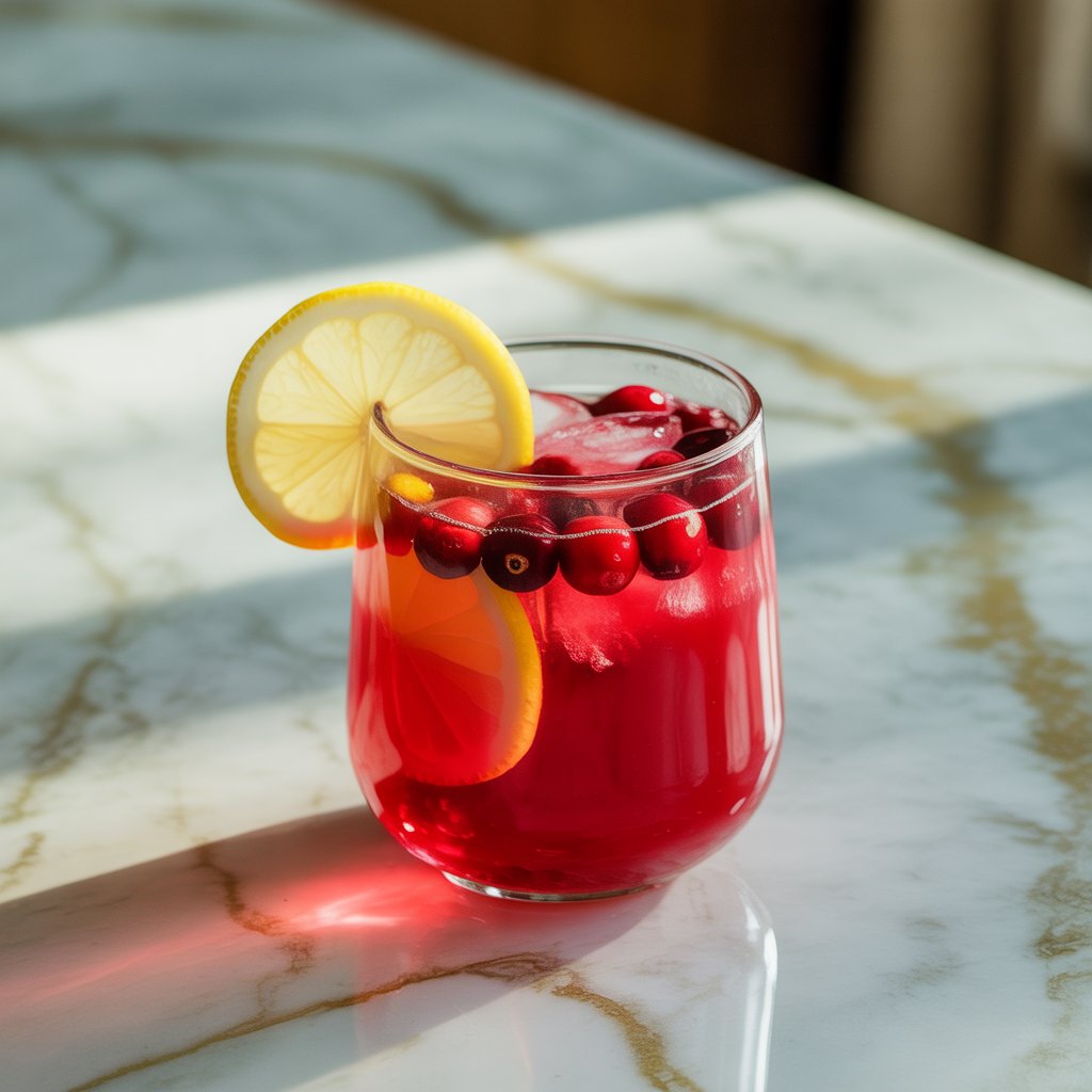 Cranberry Lemonade Mocktail Recipe
