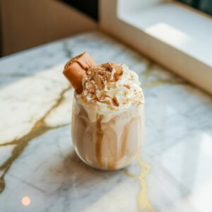 Cinnamon Roll Shake Mocktail Recipe
