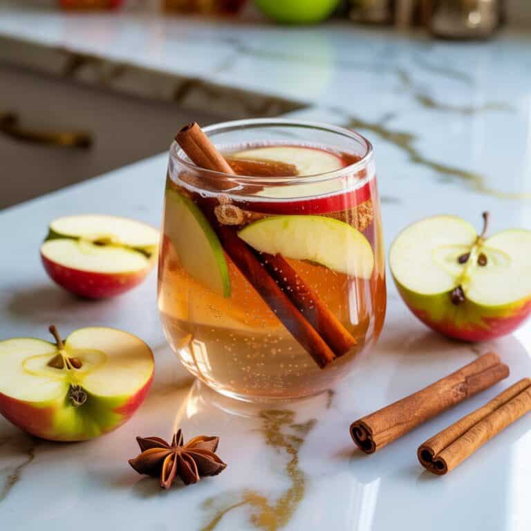 Apple Cinnamon Fizz Mocktail Recipe