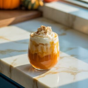 Butterscotch Pumpkin Float Mocktail Recipe