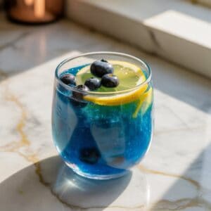 Blueberry Lemon Slush Mocktail Recipe