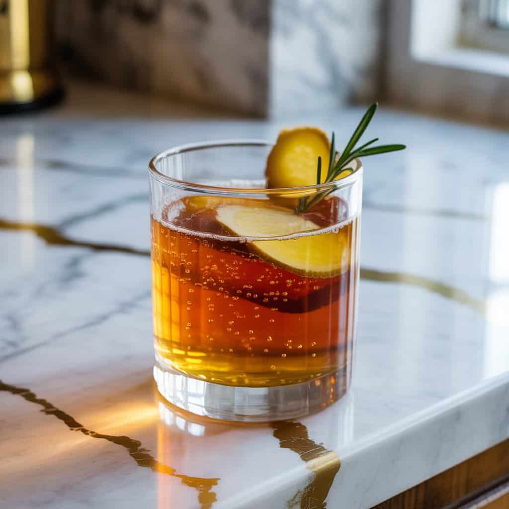 Maple Ginger Fizz Mocktail Recipe