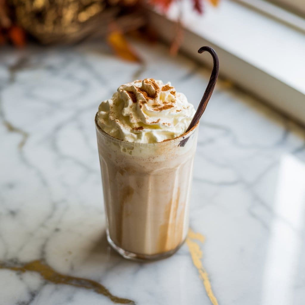 Cinnamon Vanilla Milkshake Mocktail Recipe