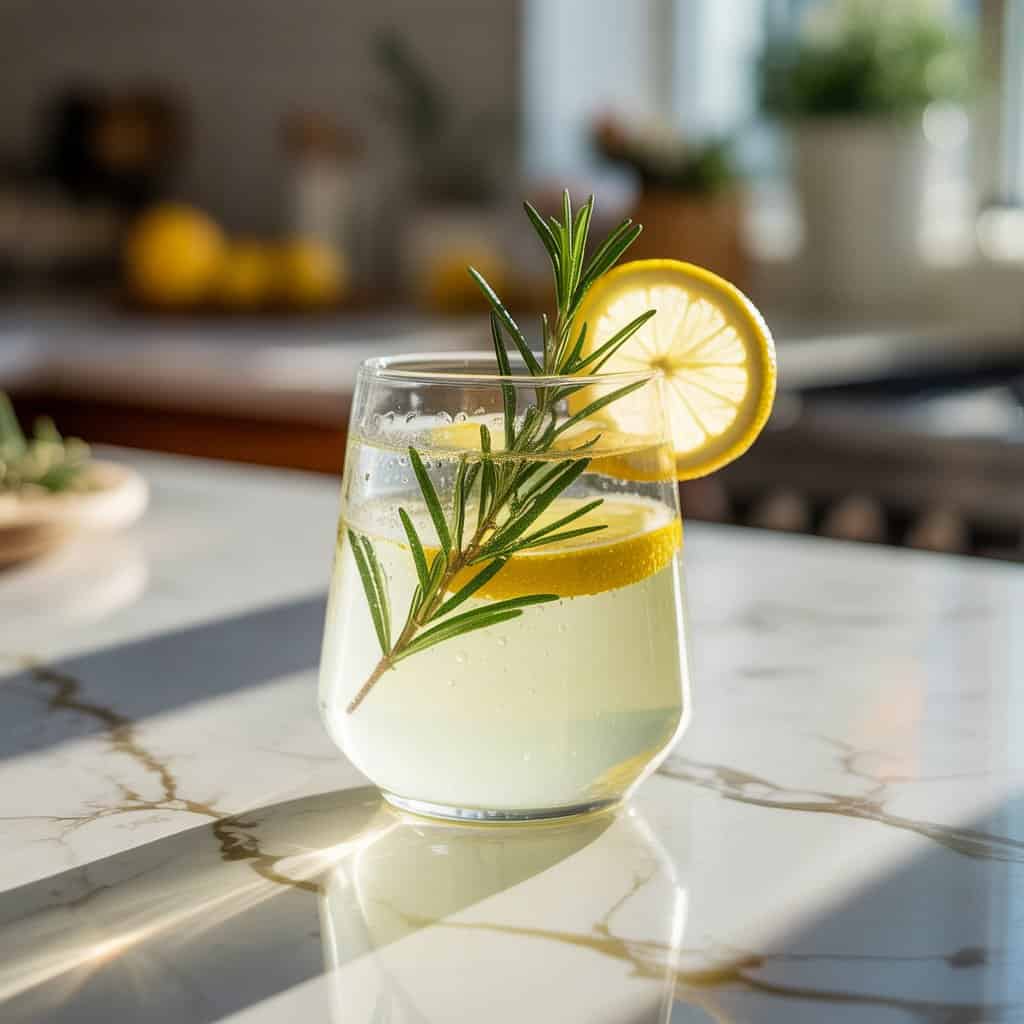 Rosemary Lemonade Mocktail Recipe