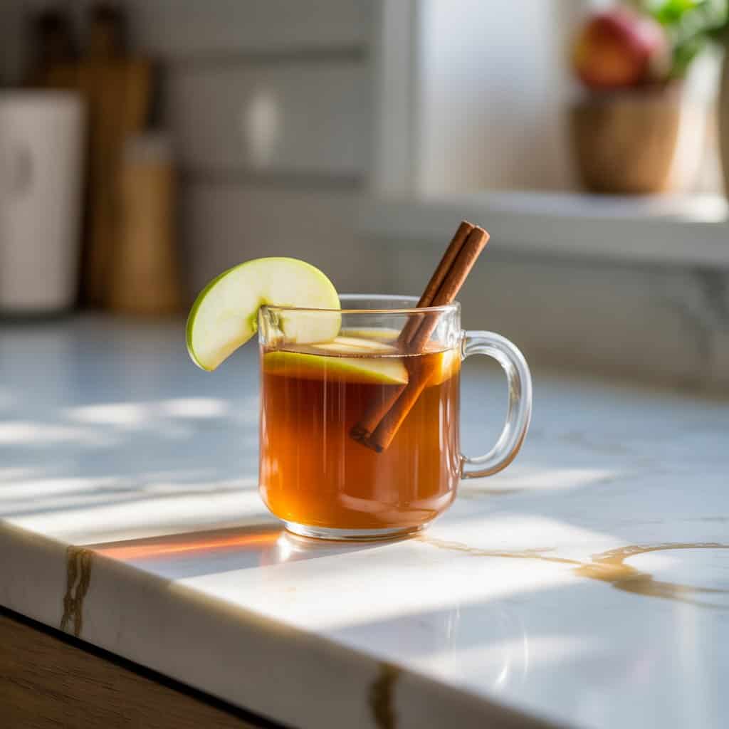 Caramel Apple Cider Mocktail Recipe