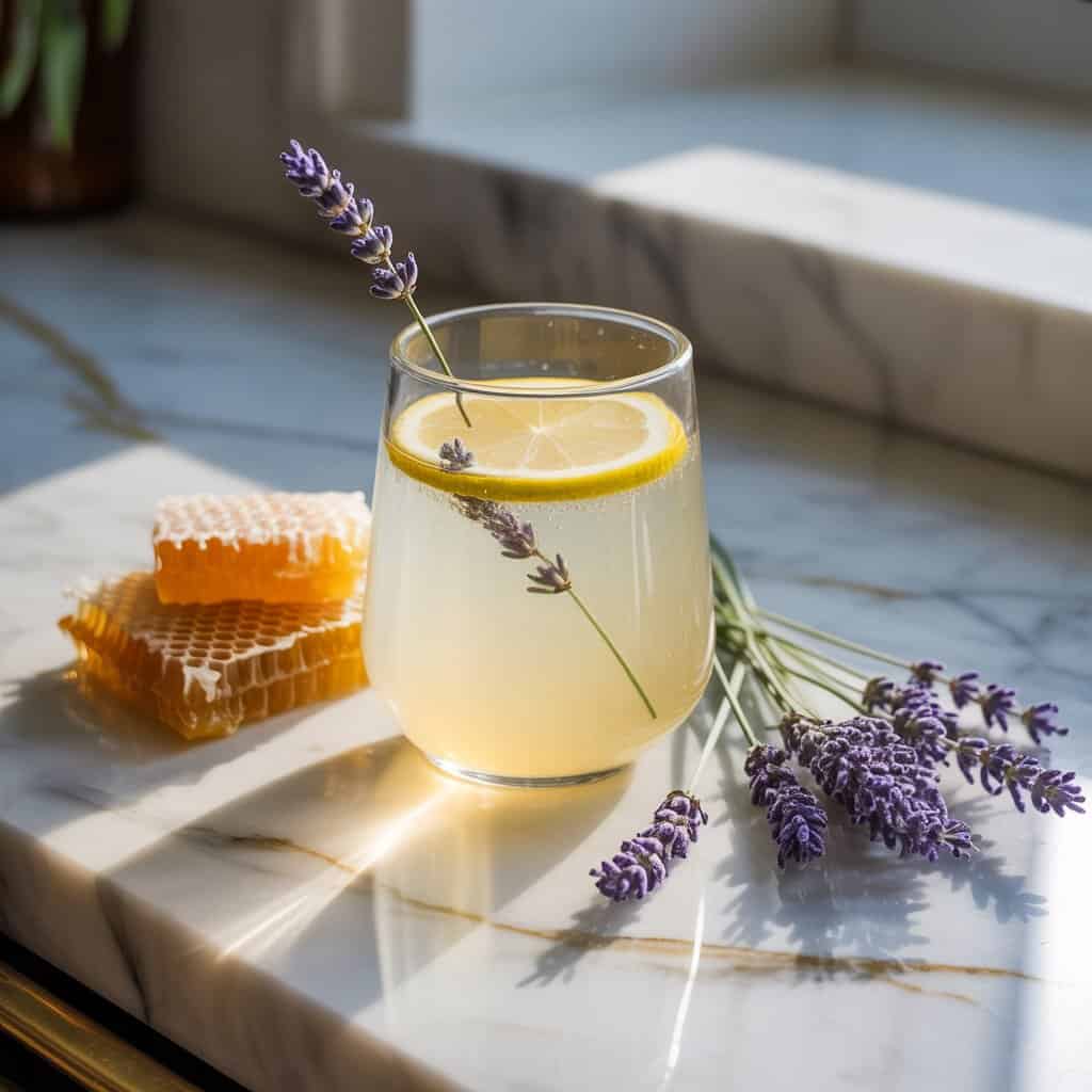 Honey Lavender Lemonade Mocktail Recipe