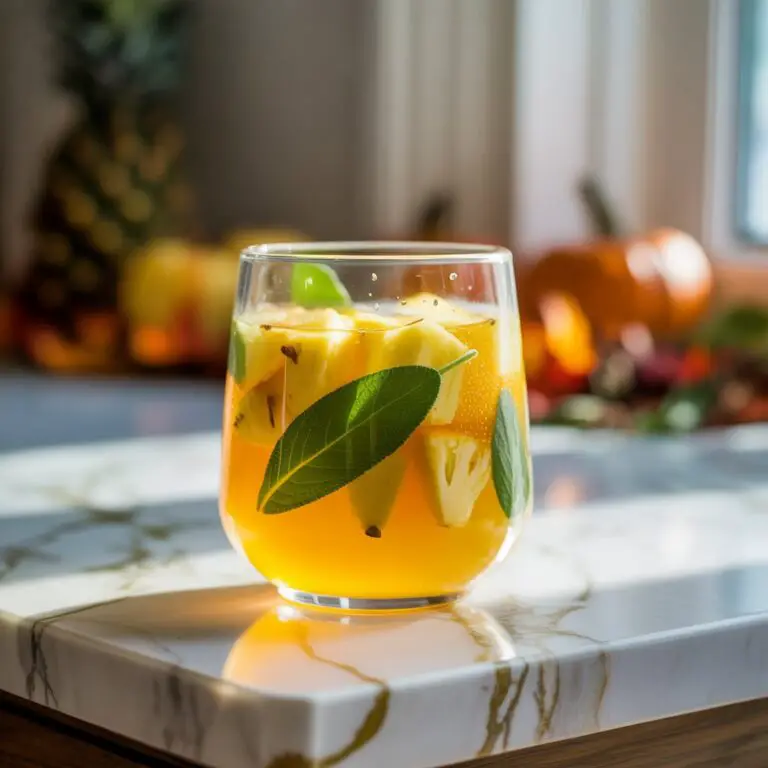 Pineapple Sage Punch Mocktail Recipe