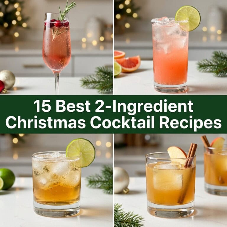 15 Best 2-Ingredient Christmas Cocktail Recipes