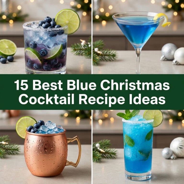 15 Best Blue Christmas Cocktail Recipe Ideas