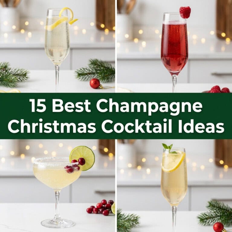 15 Best Champagne Christmas Cocktail Ideas