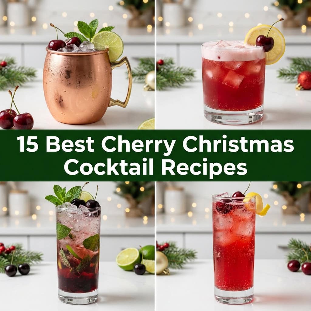 15 Best Cherry Christmas Cocktail Recipes