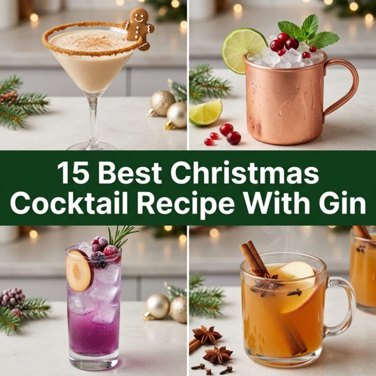 15 Best Christmas Cocktail Recipe With Gin