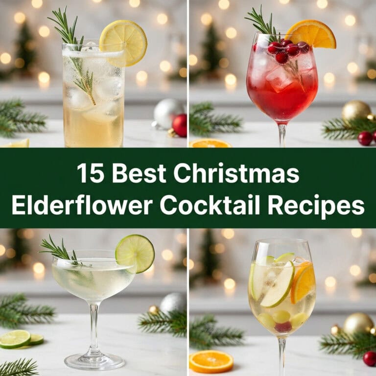 15 Best Christmas Elderflower Cocktail Recipes