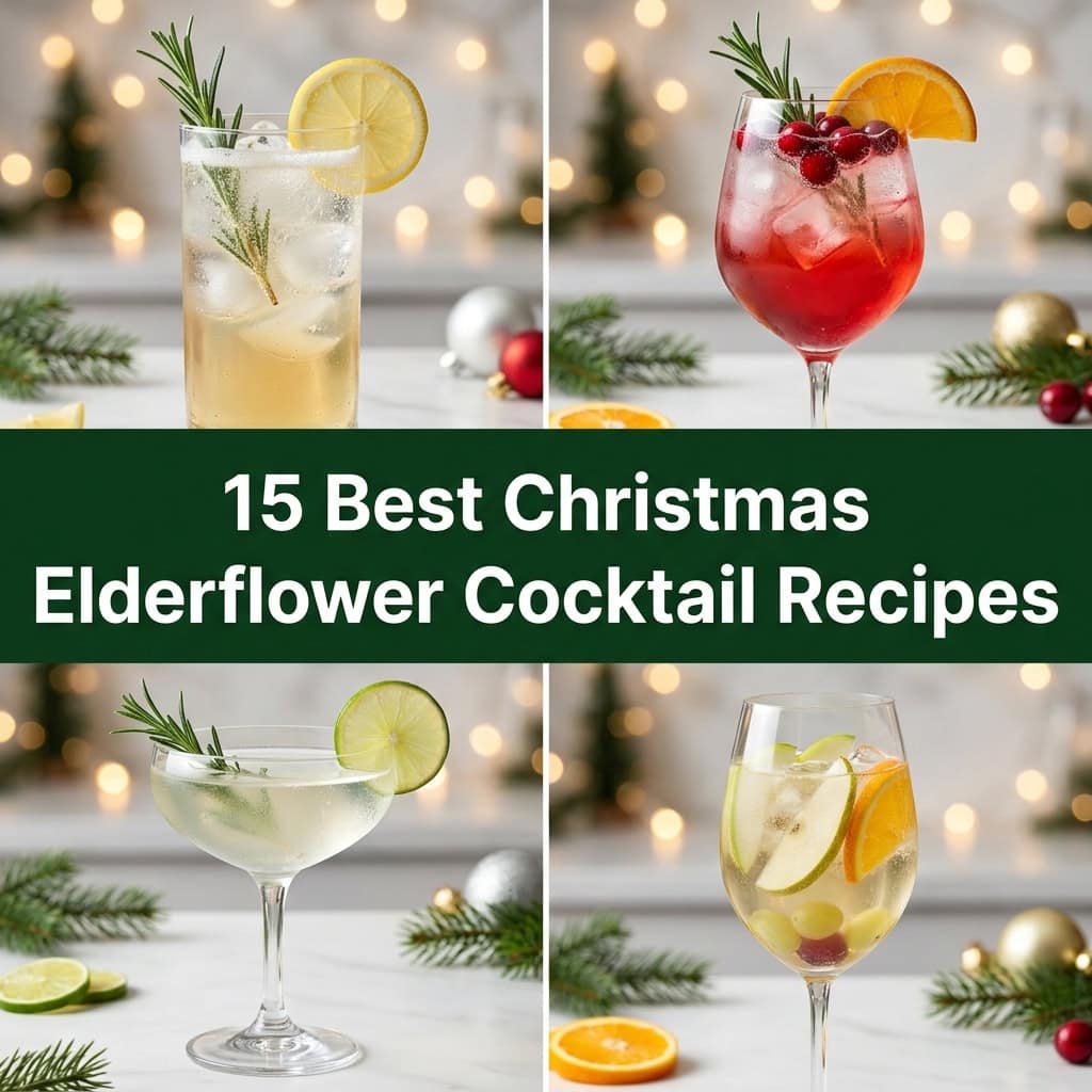 15 Best Christmas Elderflower Cocktail Recipes