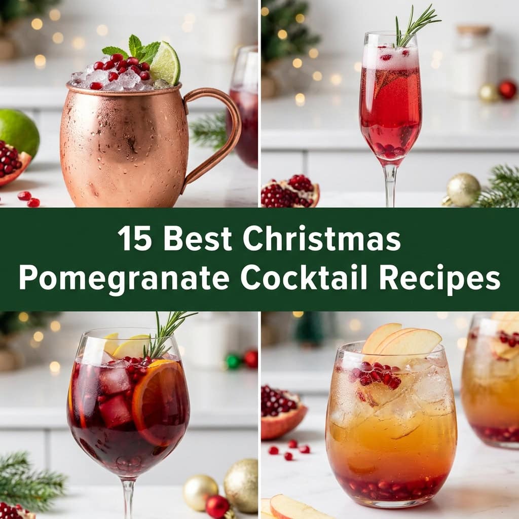 15 Best Christmas Pomegranate Cocktail Recipes