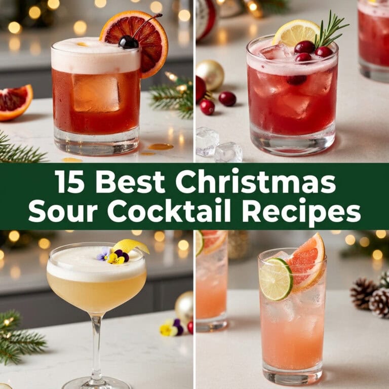 15 Best Christmas Sour Cocktail Recipes