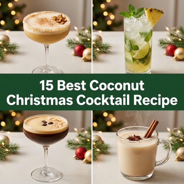 15 Best Coconut Christmas Cocktail Recipe