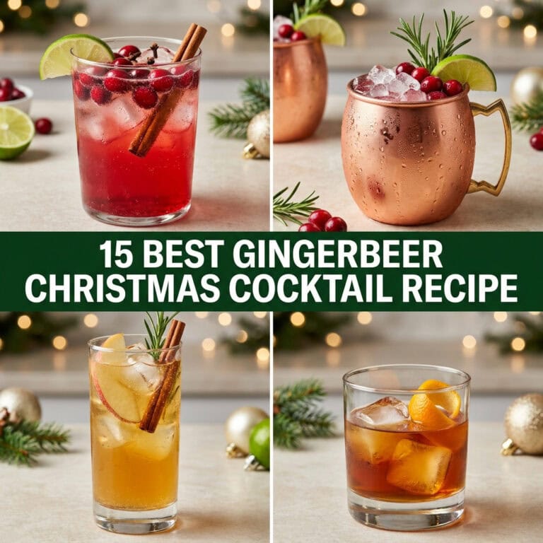 15 Best Gingerbeer Christmas Cocktail Recipe