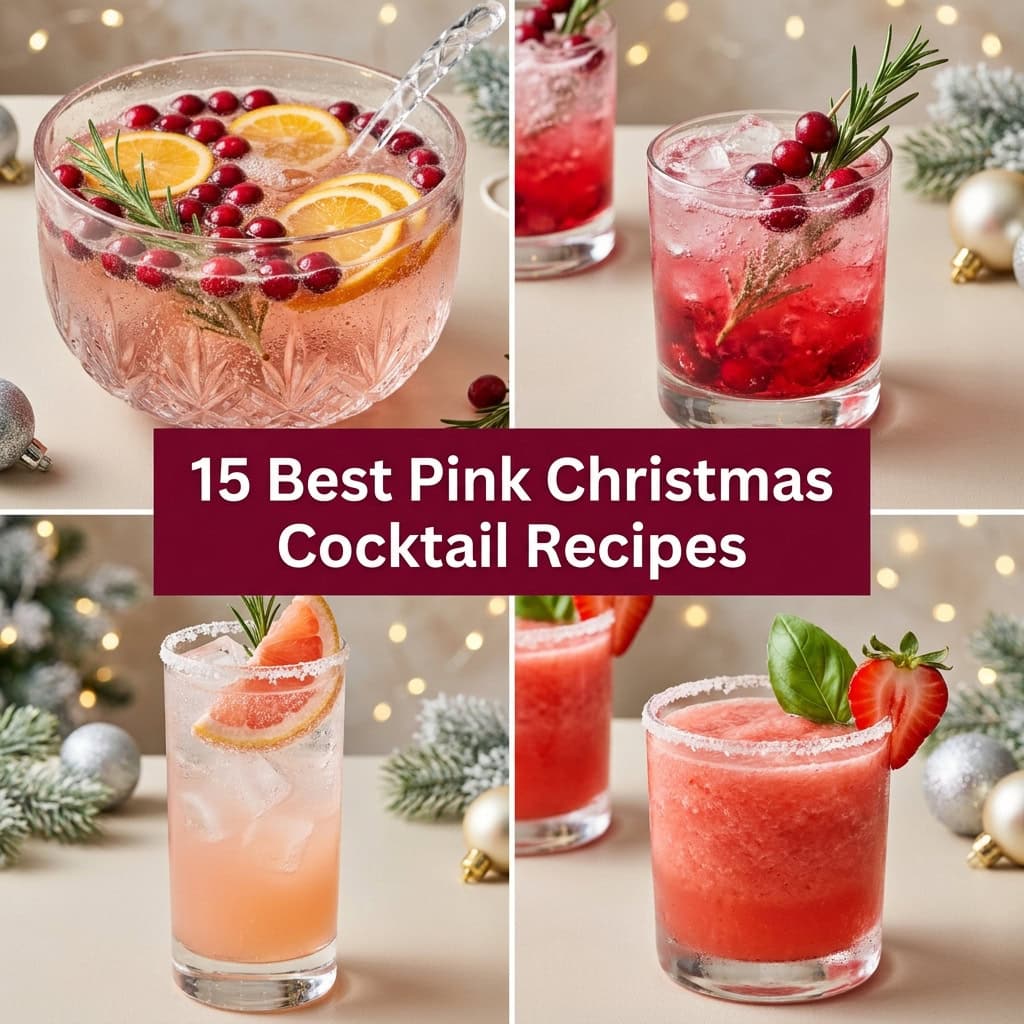 15 Best Pink Christmas Cocktail Recipes
