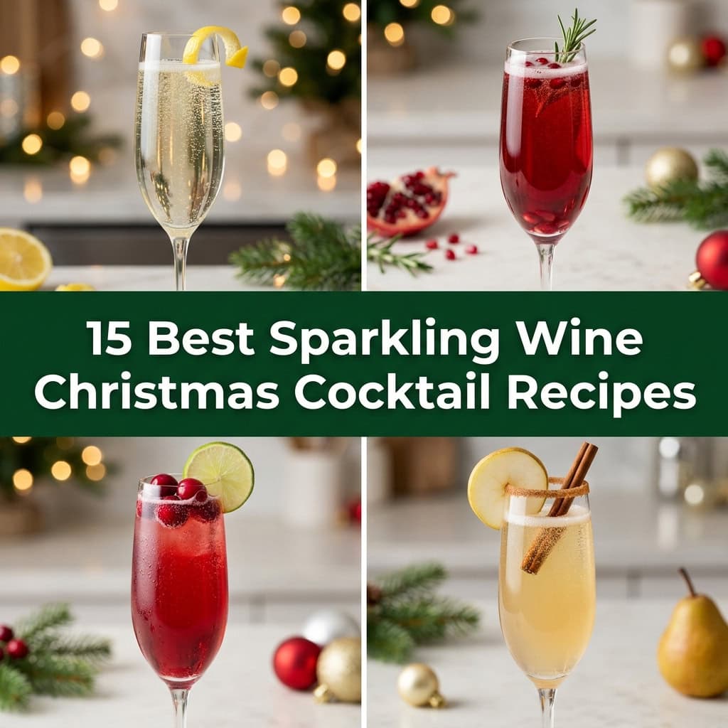 15 Best Sparkling Wine Christmas Cocktail Recipes