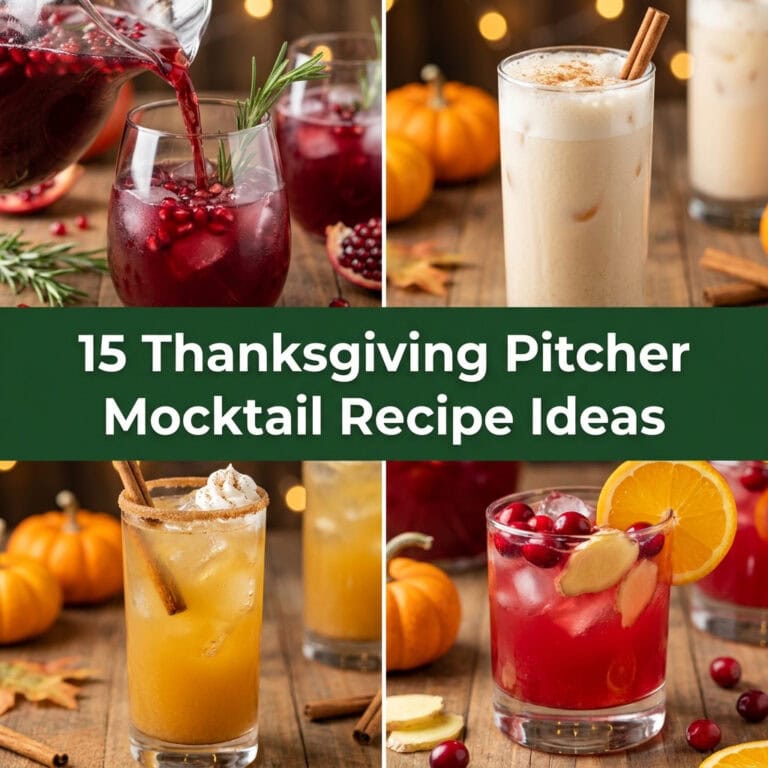 15 Thanksgiving Pitcher Mocktail Recipe Ideas