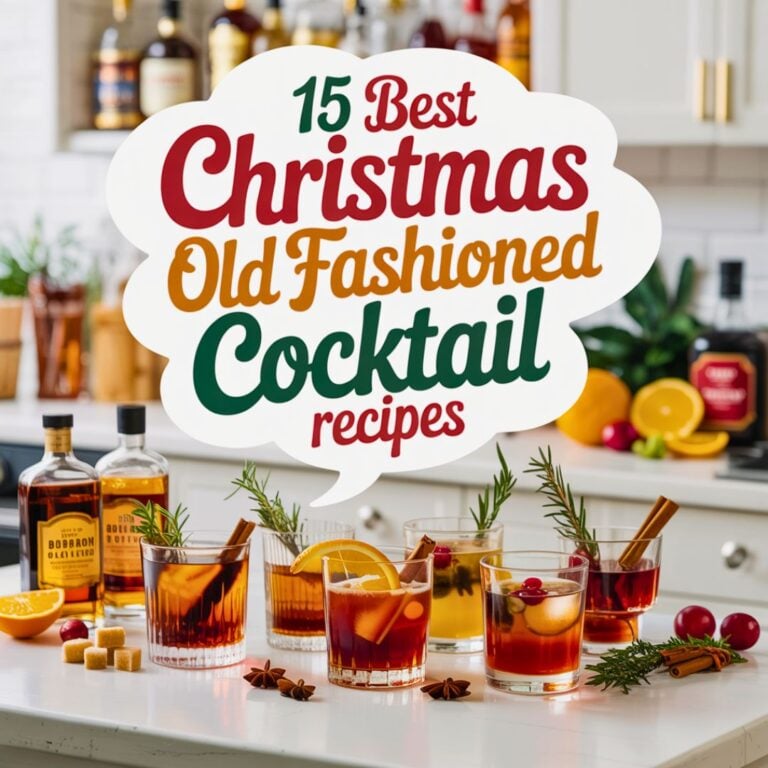 15 Best Christmas Old Fashioned Cocktail Recipes